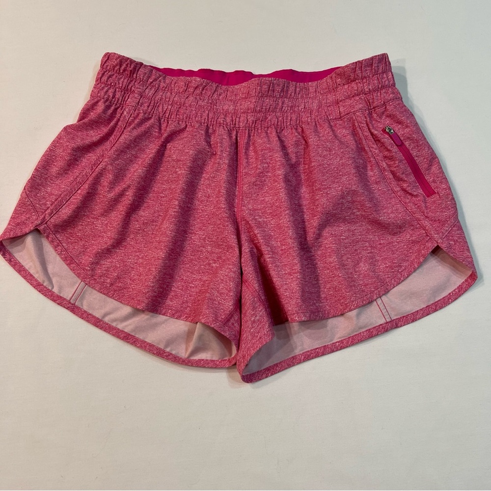 Lululemon Tracker Short 4"
Heather Lux Multi Sonic Pink  Size 10